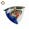 High quality acrylic quarter spherical mirror